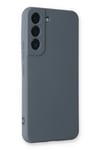 Mey İthalat®  Samsung Galaxy S22 Plus Kılıf Nano içi Kadife Silikon - Gri
