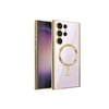 Mey İthalat®  Samsung Galaxy S22 Ultra Kılıf Kross Magneticsafe Kapak - Gold