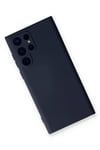 Mey İthalat®  Samsung Galaxy S22 Ultra Kılıf Nano içi Kadife Silikon - Lacivert