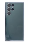 Mey İthalat®  Samsung Galaxy S22 Ultra Kılıf  Lensli Silikon - Açık Mavi
