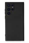 Mey İthalat®  Samsung Galaxy S22 Ultra Kılıf Nano içi Kadife Silikon - Siyah