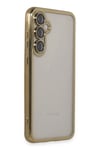 Mey İthalat®  Samsung Galaxy S23 FE Kılıf  Lensli Silikon - Gold