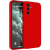 Mey İthalat®  Samsung Galaxy S23 FE Kılıf First Silikon - Kırmızı