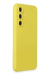 Mey İthalat®  Samsung Galaxy S23 FE Kılıf Nano içi Kadife Silikon - Sarı