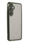 Mey İthalat®  Samsung Galaxy S23 FE Kılıf  Lensli Silikon - Yeşil