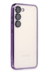 Mey İthalat®  Samsung Galaxy S23 Kılıf  Lensli Silikon - Mor