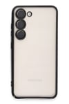Mey İthalat®  Samsung Galaxy S23 Kılıf  Lensli Silikon - Siyah