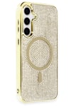Mey İthalat®  Samsung Galaxy S23 Kılıf Helen Magsafe Kapak - Gold