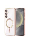 Mey İthalat®  Samsung Galaxy S23 Kılıf Kross Magneticsafe Kapak - Rose