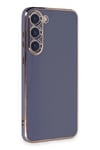Mey İthalat®  Samsung Galaxy S23 Kılıf Volet Silikon - Mavi