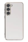 Mey İthalat®  Samsung Galaxy S23 Kılıf Volet Silikon - Beyaz
