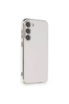 Mey İthalat®  Samsung Galaxy S23 Plus Kılıf Volet Silikon - Beyaz