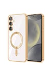 Mey İthalat®  Samsung Galaxy S23 Plus Kılıf Kross Magneticsafe Kapak - Gold
