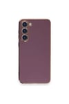 Mey İthalat®  Samsung Galaxy S23 Plus Kılıf Volet Silikon - Mor