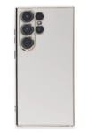 Mey İthalat®  Samsung Galaxy S23 Ultra Kılıf Volet Silikon - Beyaz