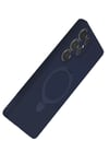 Mey İthalat®  Samsung Galaxy S23 Ultra Regal Magsafe Standlı Kapak - Lacivert