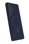 Mey İthalat®  Samsung Galaxy S23 Ultra Regal Magsafe Standlı Kapak - Lacivert