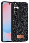 Mey İthalat®  Samsung Galaxy S24 Bright Simli Kapak - Siyah