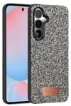 Mey İthalat®  Samsung Galaxy S24 Bright Simli Kapak - Gold