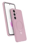 Mey İthalat®  Samsung Galaxy S24 FE Regal Magsafe Standlı Kapak - Açık Pembe