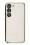 Mey İthalat®  Samsung Galaxy S24 Kılıf  Lensli Silikon - Gold