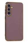 Mey İthalat®  Samsung Galaxy S24 Kılıf Volet Silikon - Mor