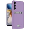 Mey İthalat®  Samsung Galaxy S24 Plus Kelvin Kartvizitli Silikon - Lila