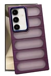 Mey İthalat®  Samsung Galaxy S24 Plus Kılıf Airmax Silikon Kapak - Derin Mor