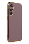 Mey İthalat®  Samsung Galaxy S24 Plus Kılıf Volet Silikon - Mor