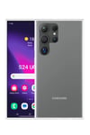 Mey İthalat®  Samsung Galaxy S24 Ultra Kılıf Lüx Şeffaf Silikon