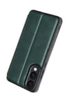 Mey İthalat®  Samsung Galaxy S25 Edge Flip Cover - Koyu Yeşil