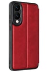 Mey İthalat®  Samsung Galaxy S25 Edge Flip Cover - Kırmızı