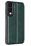 Mey İthalat®  Samsung Galaxy S25 Edge Flip Cover - Koyu Yeşil