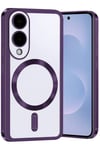 Mey İthalat®  Samsung Galaxy S25 Edge Kross Magneticsafe Kapak - Mor
