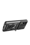 Mey İthalat®  Samsung Galaxy S25 Edge Pars Lens Yüzüklü Silikon - Siyah