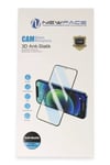 Mey İthalat®  Samsung Galaxy S25 FE 3D Antistatik Cam Ekran Koruyucu - Siyah