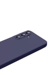 Mey İthalat®  Samsung Galaxy S25 FE Nano içi Kadife Silikon - Lacivert