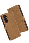 Mey İthalat®  Samsung Galaxy S25 FE Trend S Plus Kapaklı Kılıf - Taba