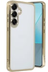 Mey İthalat®  Samsung Galaxy S25 Kılıf  Lensli Silikon - Gold