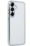 Mey İthalat®  Samsung Galaxy S25 Kılıf  Lensli Silikon - Gümüş