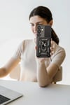 Mey İthalat®  Samsung Galaxy S25 Kılıf Pars Lens Yüzüklü Silikon - Kırmızı