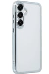 Mey İthalat®  Samsung Galaxy S25 Plus Kılıf  Lensli Silikon - Gümüş