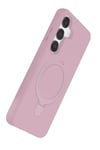 Mey İthalat®  Samsung Galaxy S25 Regal Magsafe Standlı Kapak - Açık Pembe