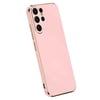 Mey İthalat®  Samsung Galaxy S25 Ultra Kılıf Volet Silikon - Pembe