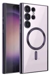 Mey İthalat®  Samsung Galaxy S25 Ultra Kılıf Kross Magneticsafe Kapak - Mor