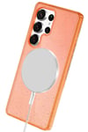 Mey İthalat®  Samsung Galaxy S25 Ultra Star Magsafe Kapak - Turuncu