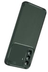 Mey İthalat®  Samsung Galaxy S26 Auto Focus Karbon Kapak - Koyu Yeşil