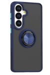Mey İthalat®  Samsung Galaxy S26 Montreal Yüzüklü Silikon Kapak - Lacivert