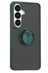 Mey İthalat®  Samsung Galaxy S26 Montreal Yüzüklü Silikon Kapak - Yeşil