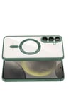 Mey İthalat®  Samsung Galaxy S26 Plus Kross Magneticsafe Kapak - Koyu Yeşil